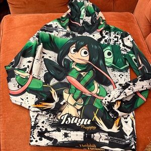 My Hero Academia Tsuyu Asui “Froppy” Hoodie – Anime Graphic – Licensed – Unisex